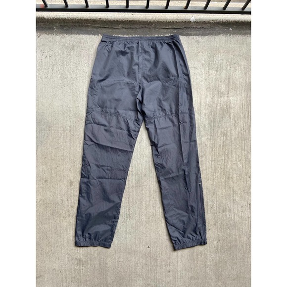 Vintage 90’s Grey Tag Nike Grey Track Pants Zipper Tapered Jogger Made in USA L - Picture 7 of 7